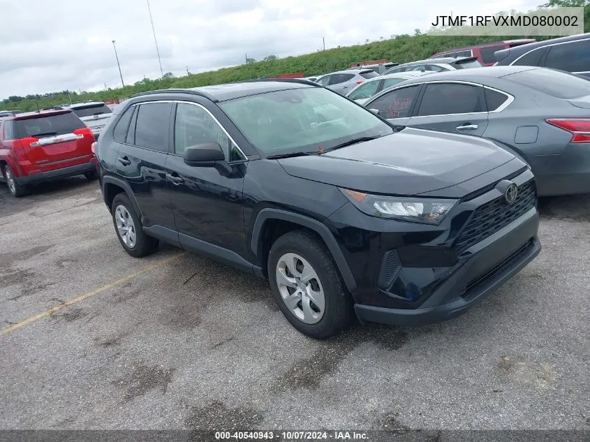 2021 Toyota Rav4 Le VIN: JTMF1RFVXMD080002 Lot: 40540943