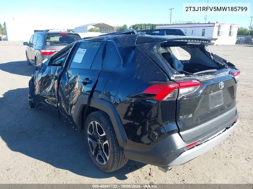 2021 Toyota Rav4 Adventure/Trd Off Road VIN: 2T3J1RFV5MW185799 Lot: 40547722