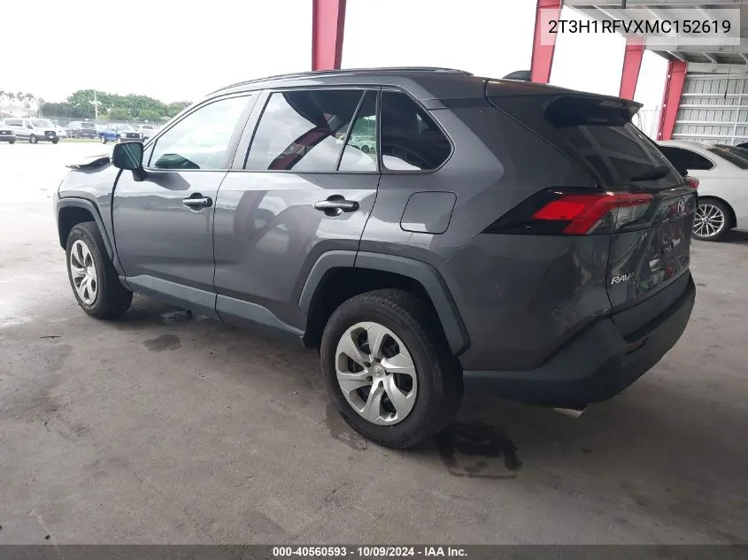 2021 Toyota Rav4 Le VIN: 2T3H1RFVXMC152619 Lot: 40560593