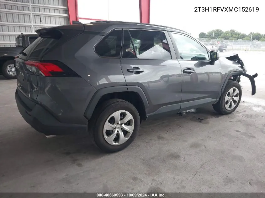 2021 Toyota Rav4 Le VIN: 2T3H1RFVXMC152619 Lot: 40560593