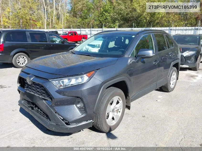 2021 Toyota Rav4 Xle VIN: 2T3P1RFV0MC186399 Lot: 40570697