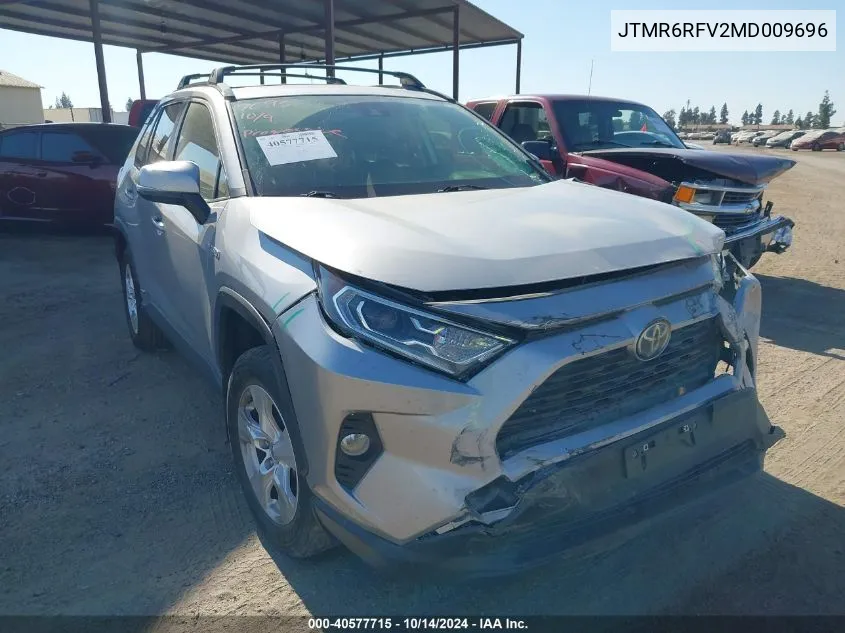 2021 Toyota Rav4 Hybrid Xle VIN: JTMR6RFV2MD009696 Lot: 40577715