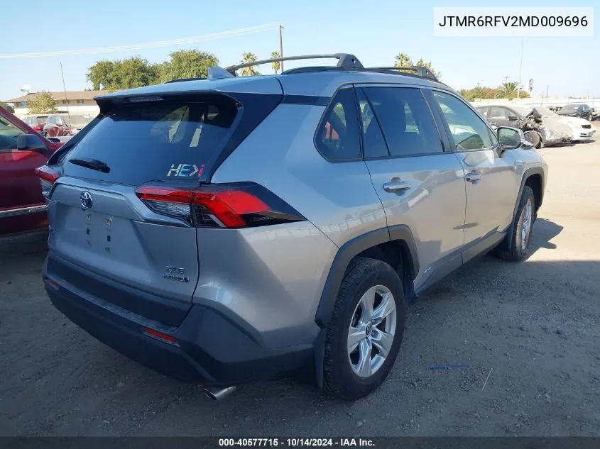 2021 Toyota Rav4 Hybrid Xle VIN: JTMR6RFV2MD009696 Lot: 40577715