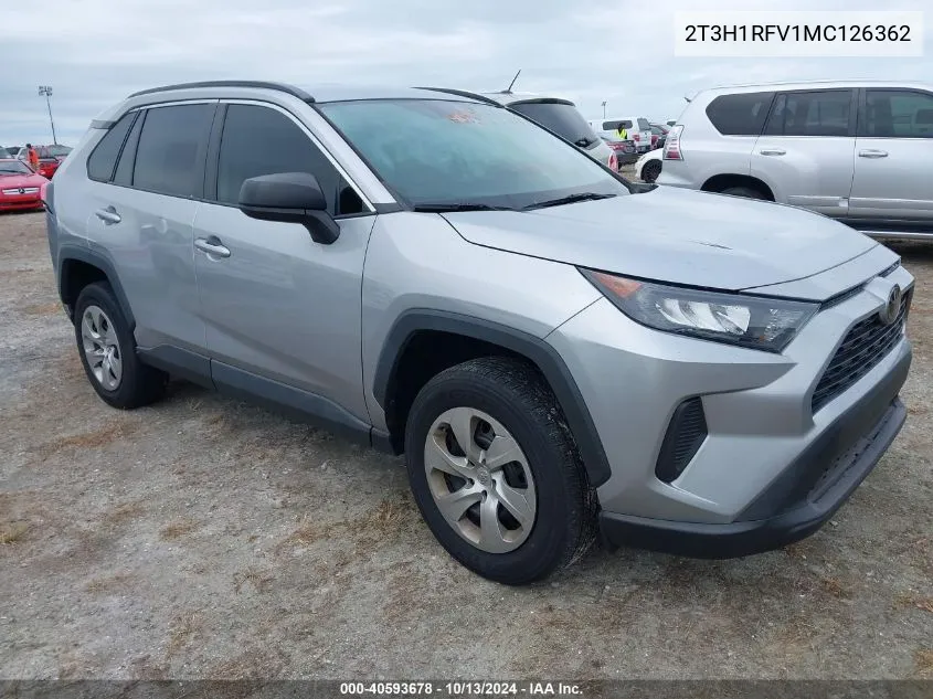 2021 Toyota Rav4 Le VIN: 2T3H1RFV1MC126362 Lot: 40593678