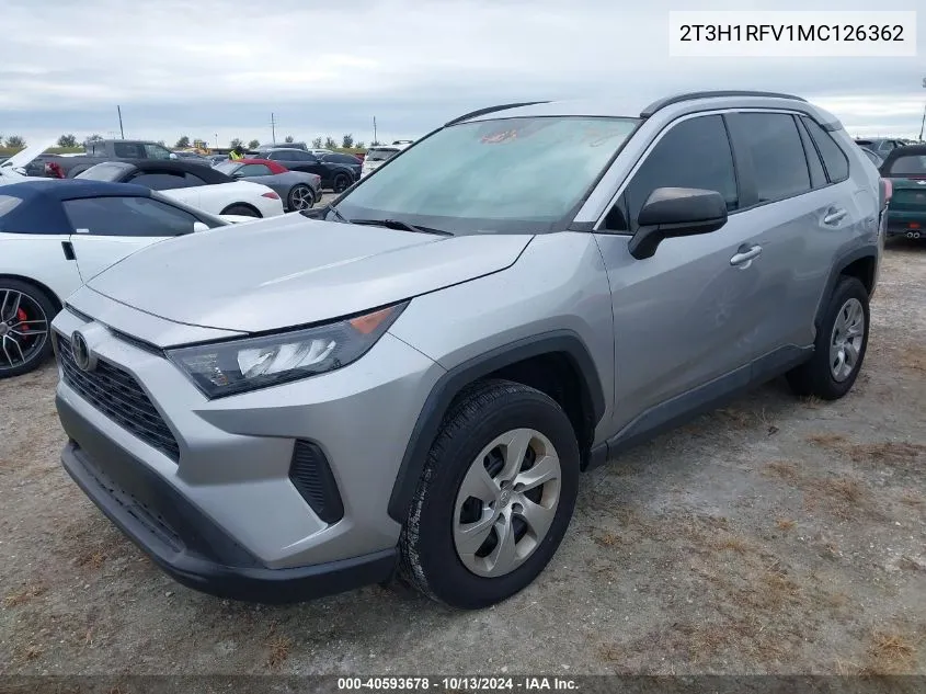 2021 Toyota Rav4 Le VIN: 2T3H1RFV1MC126362 Lot: 40593678