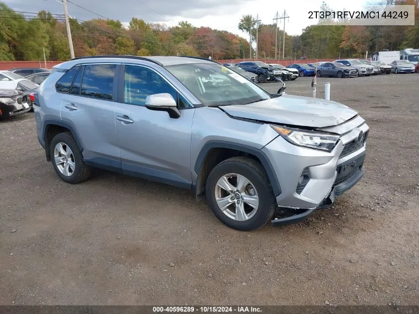 2021 Toyota Rav4 Xle VIN: 2T3P1RFV2MC144249 Lot: 40596289