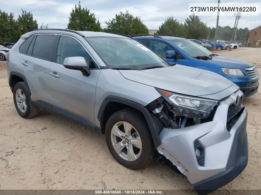 2021 Toyota Rav4 Xle VIN: 2T3W1RFV6MW162280 Lot: 40610045