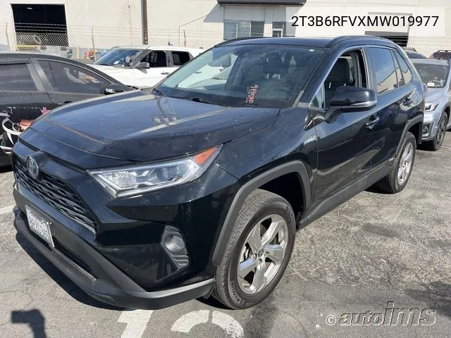 2021 Toyota Rav4 Hybrid Xle Premium VIN: 2T3B6RFVXMW019977 Lot: 40613875