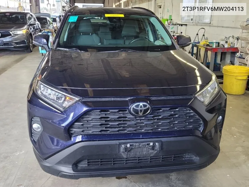 2021 Toyota Rav4 Xle VIN: 2T3P1RFV6MW204113 Lot: 40613891