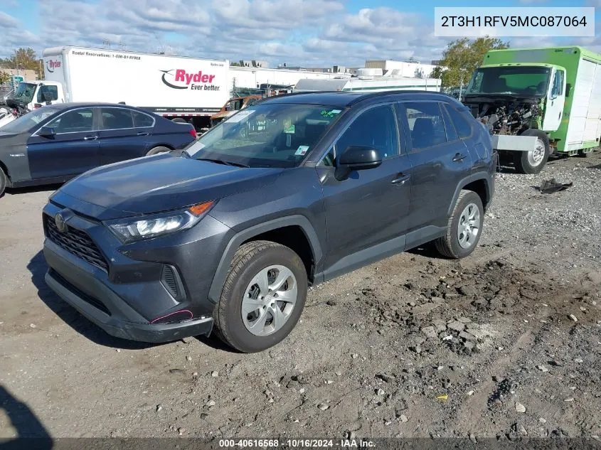 2021 Toyota Rav4 Le VIN: 2T3H1RFV5MC087064 Lot: 40616568