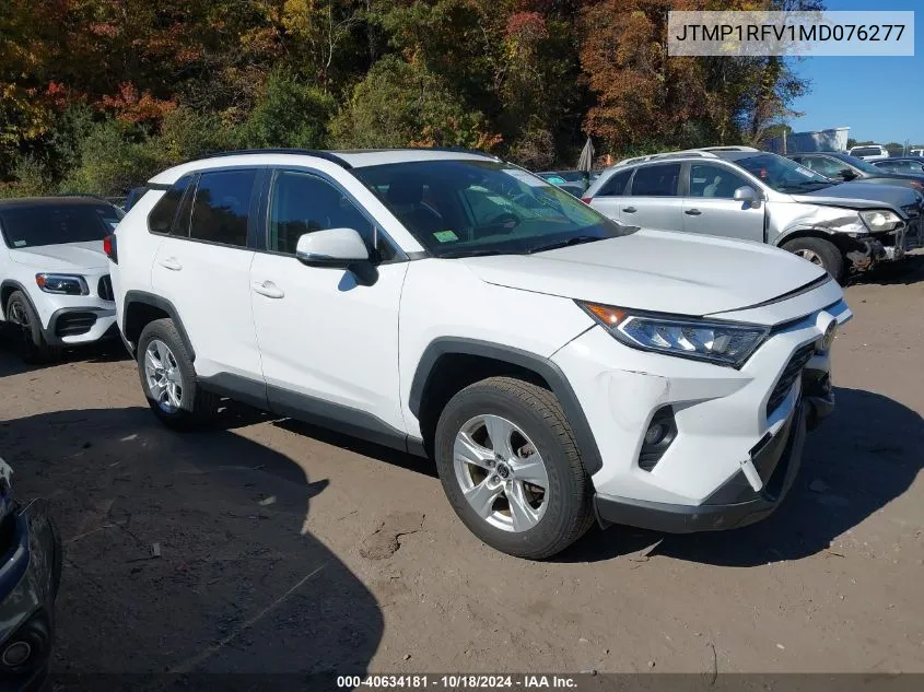 2021 Toyota Rav4 Xle VIN: JTMP1RFV1MD076277 Lot: 40634181