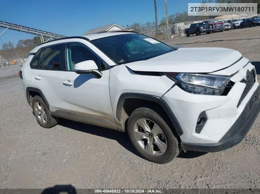 2021 Toyota Rav4 Xle VIN: 2T3P1RFV3MW180711 Lot: 40645922