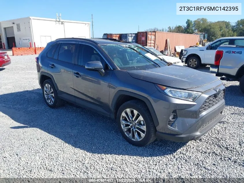 2021 Toyota Rav4 Xle Premium VIN: 2T3C1RFV5MC142395 Lot: 40661451