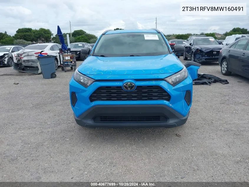 2T3H1RFV8MW160491 2021 Toyota Rav4 Le