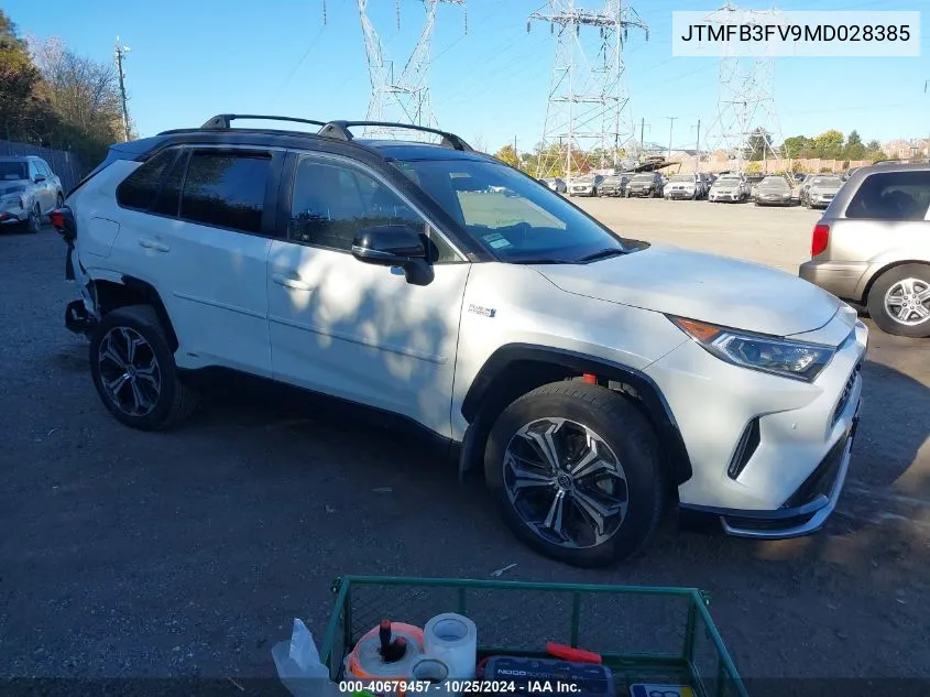 2021 Toyota Rav4 Prime Xse VIN: JTMFB3FV9MD028385 Lot: 40679457