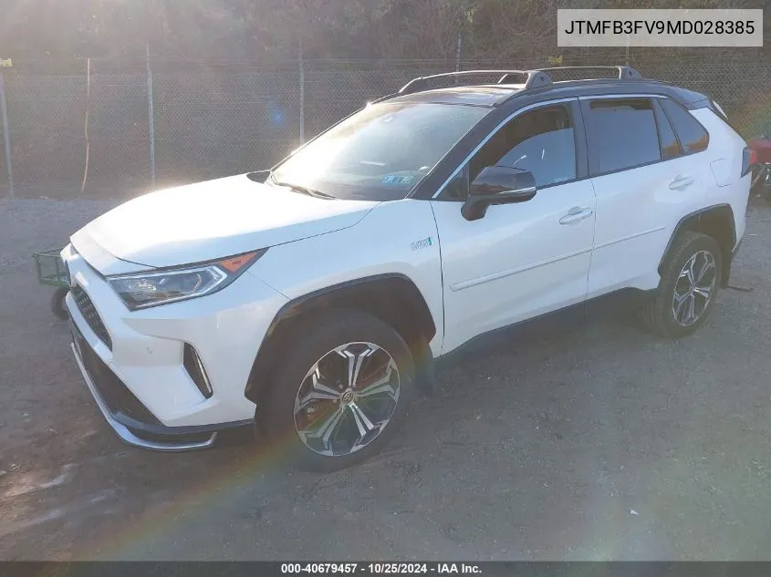 2021 Toyota Rav4 Prime Xse VIN: JTMFB3FV9MD028385 Lot: 40679457