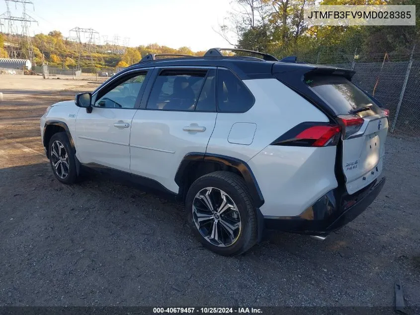 2021 Toyota Rav4 Prime Xse VIN: JTMFB3FV9MD028385 Lot: 40679457