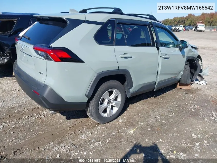 2T3W1RFV8MW166542 2021 Toyota Rav4 Xle