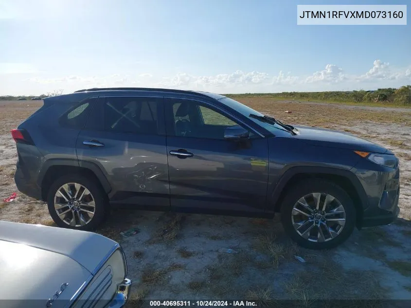 2021 Toyota Rav4 Limited VIN: JTMN1RFVXMD073160 Lot: 40695311