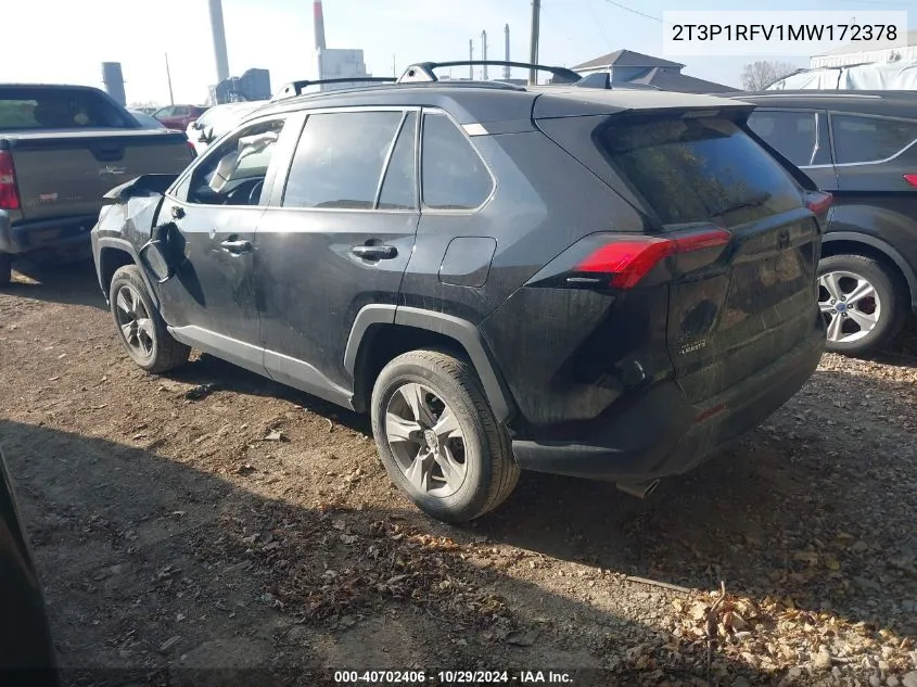 2021 Toyota Rav4 Xle VIN: 2T3P1RFV1MW172378 Lot: 40702406