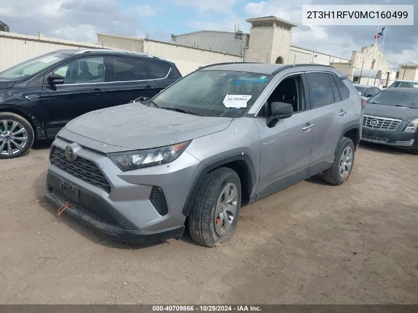 2021 Toyota Rav4 Le VIN: 2T3H1RFV0MC160499 Lot: 40709866