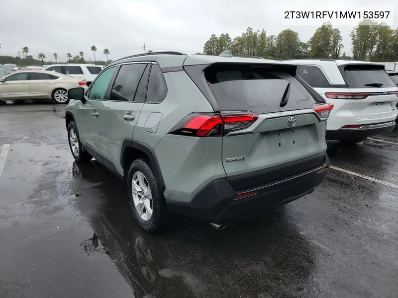 2021 Toyota Rav4 Xle/Xle Premium VIN: 2T3W1RFV1MW153597 Lot: 40713951