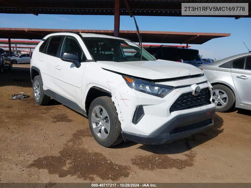 2T3H1RFV5MC169778 2021 Toyota Rav4 Le