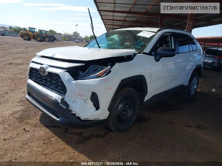 2T3H1RFV5MC169778 2021 Toyota Rav4 Le