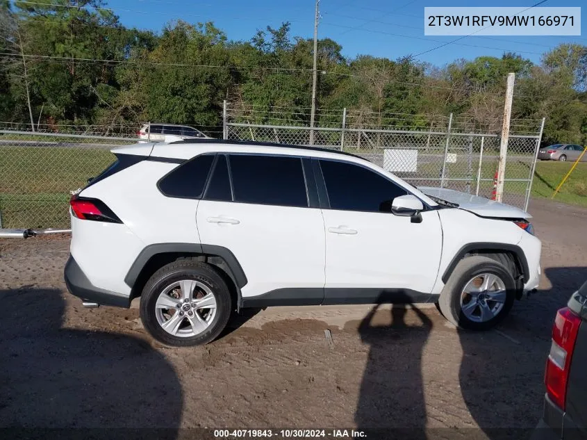 2021 Toyota Rav4 Xle VIN: 2T3W1RFV9MW166971 Lot: 40719843