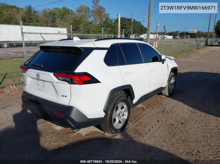 2021 Toyota Rav4 Xle VIN: 2T3W1RFV9MW166971 Lot: 40719843