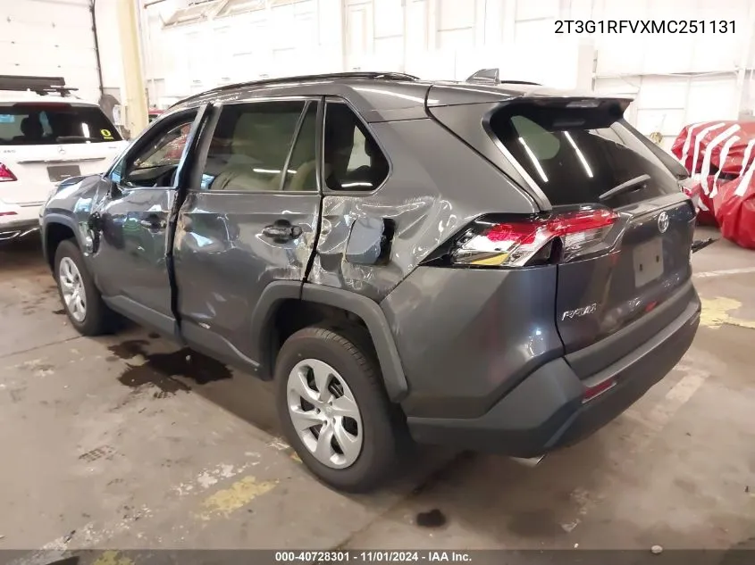 2T3G1RFVXMC251131 2021 Toyota Rav4 Le