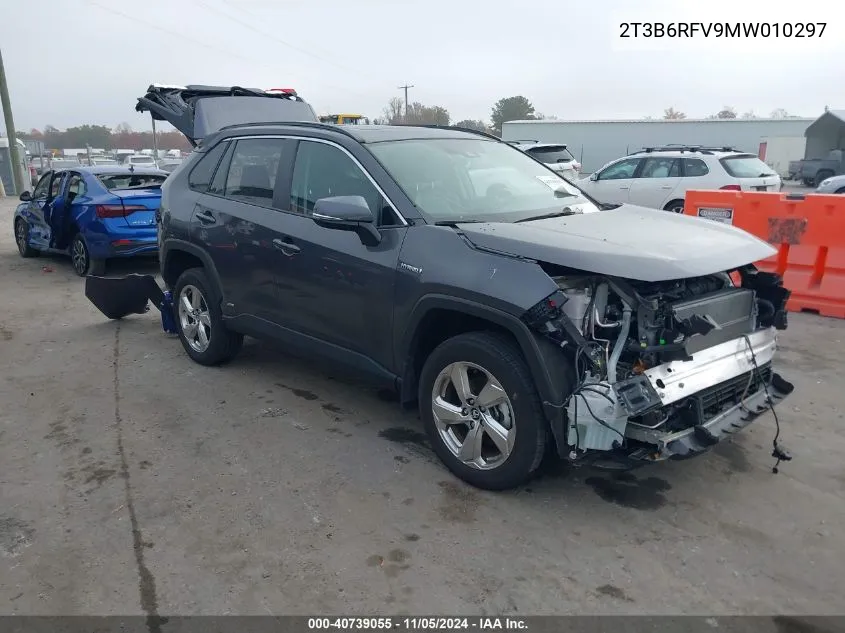 2021 Toyota Rav4 Hybrid Xle Premium VIN: 2T3B6RFV9MW010297 Lot: 40739055