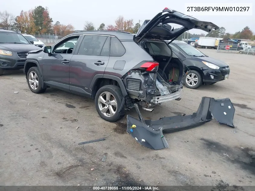 2021 Toyota Rav4 Hybrid Xle Premium VIN: 2T3B6RFV9MW010297 Lot: 40739055