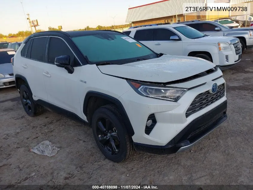 2021 Toyota Rav4 Hybrid Xse VIN: 2T3E6RFV1MW009738 Lot: 40759898