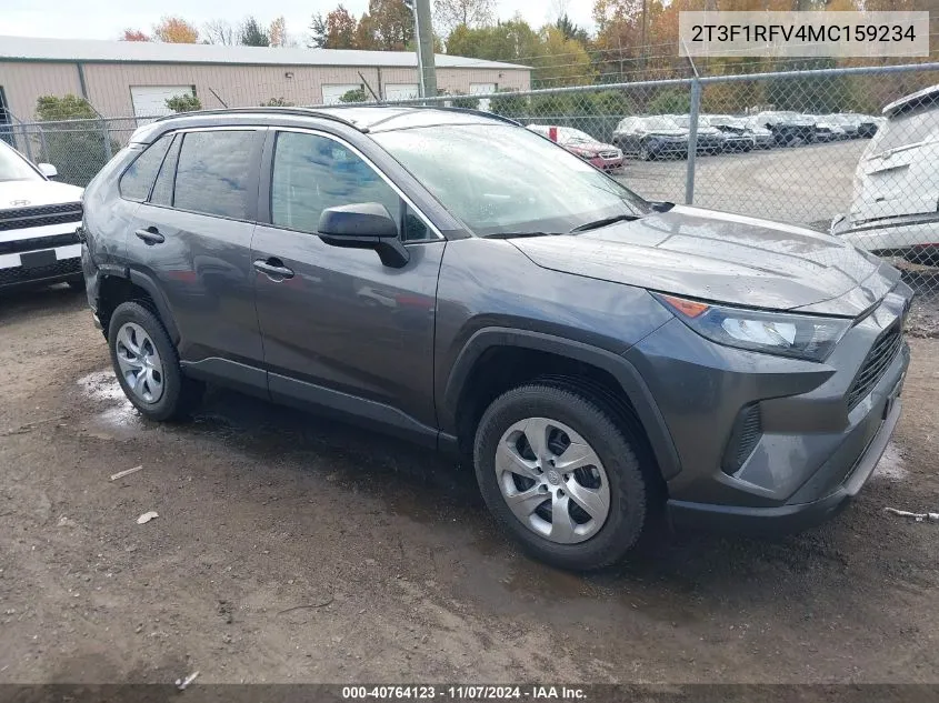 2021 Toyota Rav4 Le VIN: 2T3F1RFV4MC159234 Lot: 40764123