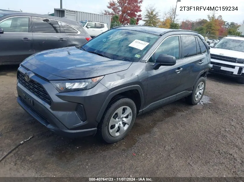 2021 Toyota Rav4 Le VIN: 2T3F1RFV4MC159234 Lot: 40764123