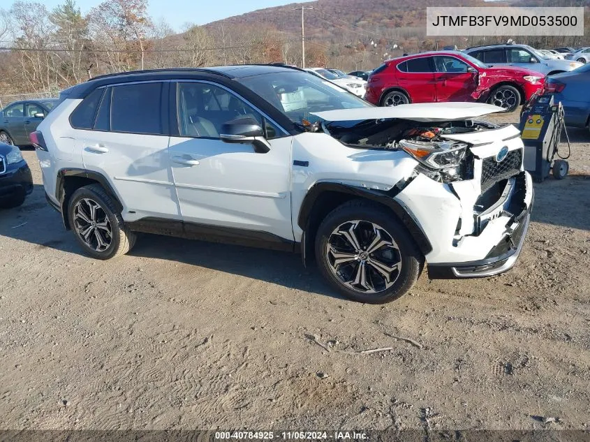 2021 Toyota Rav4 Prime Xse VIN: JTMFB3FV9MD053500 Lot: 40784925