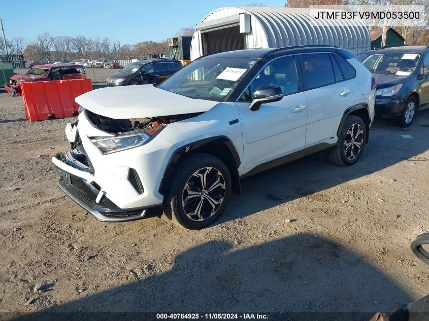 2021 Toyota Rav4 Prime Xse VIN: JTMFB3FV9MD053500 Lot: 40784925