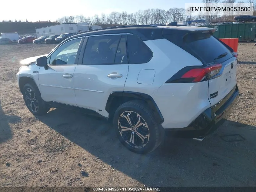 2021 Toyota Rav4 Prime Xse VIN: JTMFB3FV9MD053500 Lot: 40784925