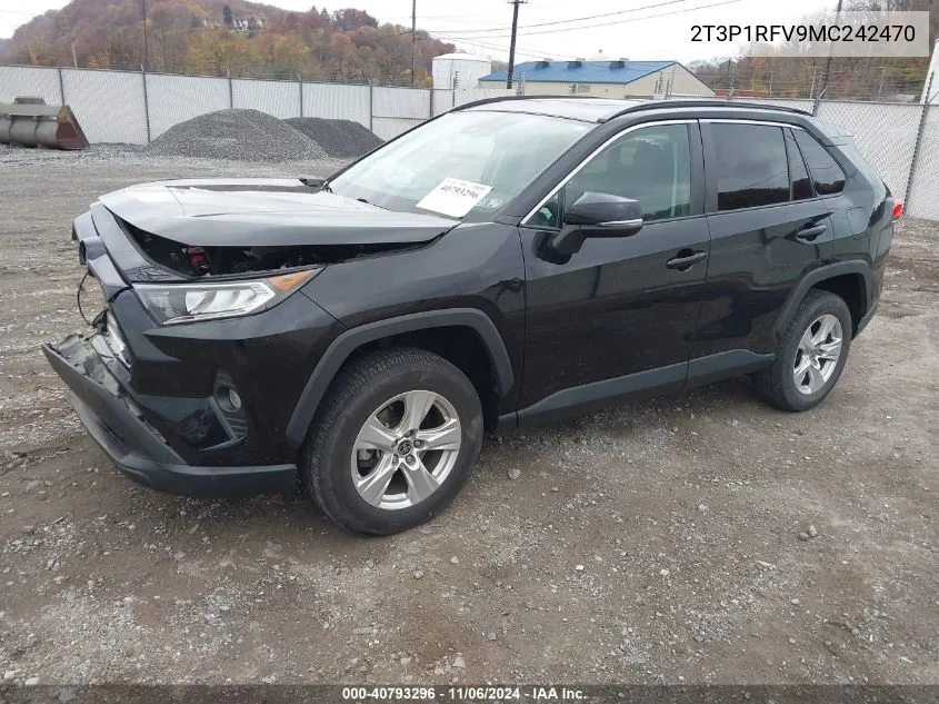 2021 Toyota Rav4 Xle VIN: 2T3P1RFV9MC242470 Lot: 40793296