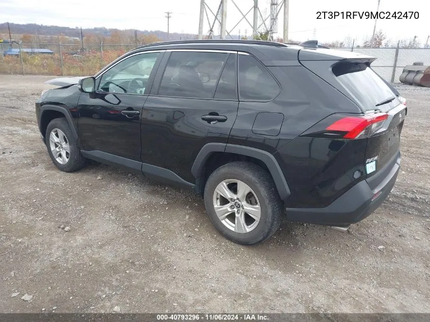 2021 Toyota Rav4 Xle VIN: 2T3P1RFV9MC242470 Lot: 40793296