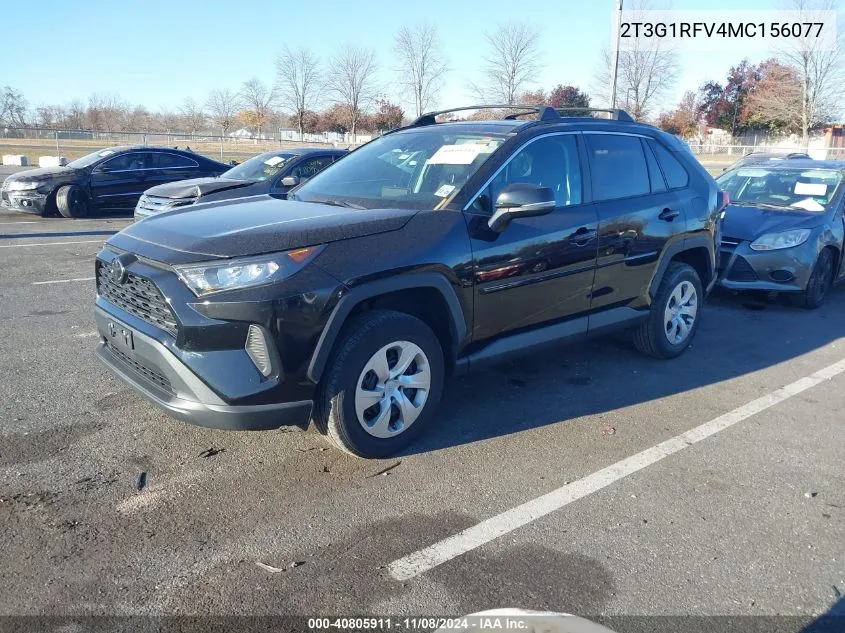 2021 Toyota Rav4 Le VIN: 2T3G1RFV4MC156077 Lot: 40805911