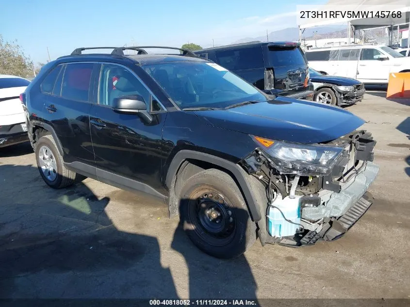 2021 Toyota Rav4 Le VIN: 2T3H1RFV5MW145768 Lot: 40818052