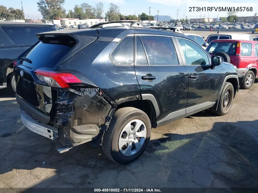 2021 Toyota Rav4 Le VIN: 2T3H1RFV5MW145768 Lot: 40818052