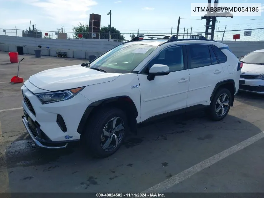 2021 Toyota Rav4 Prime Se VIN: JTMAB3FV9MD054186 Lot: 40824502