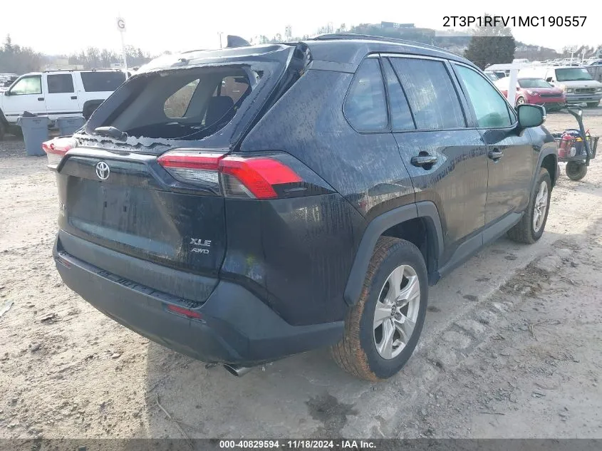 2021 Toyota Rav4 Xle VIN: 2T3P1RFV1MC190557 Lot: 40829594