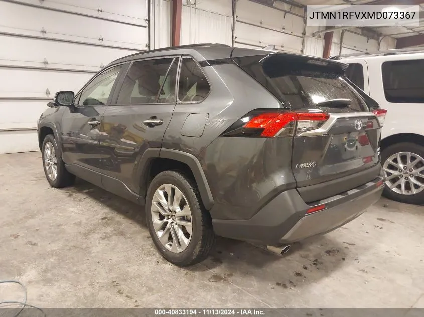 2021 Toyota Rav4 Limited VIN: JTMN1RFVXMD073367 Lot: 40833194