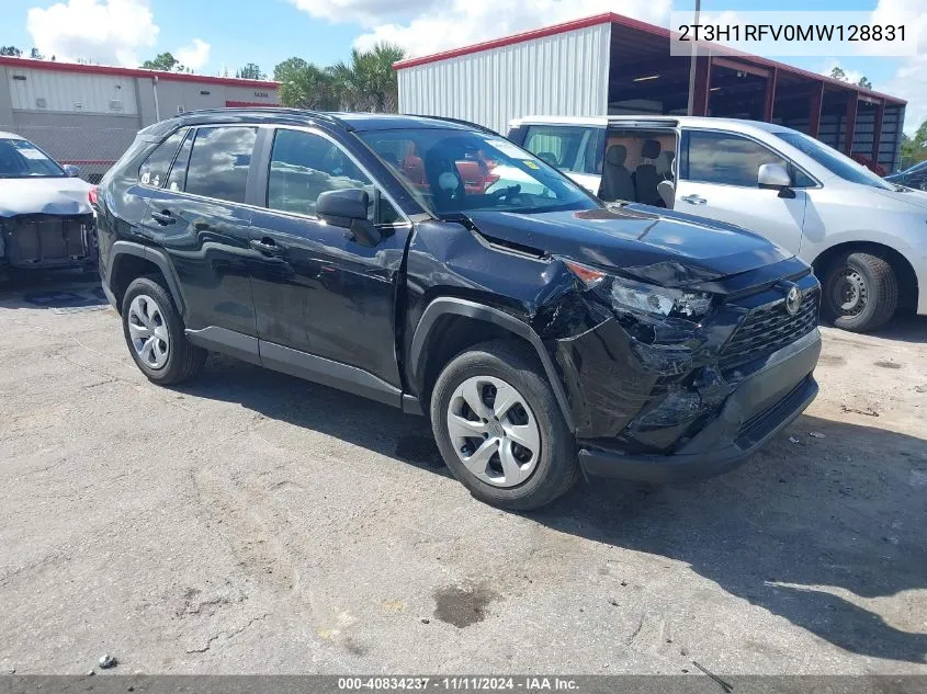 2021 Toyota Rav4 Le VIN: 2T3H1RFV0MW128831 Lot: 40834237