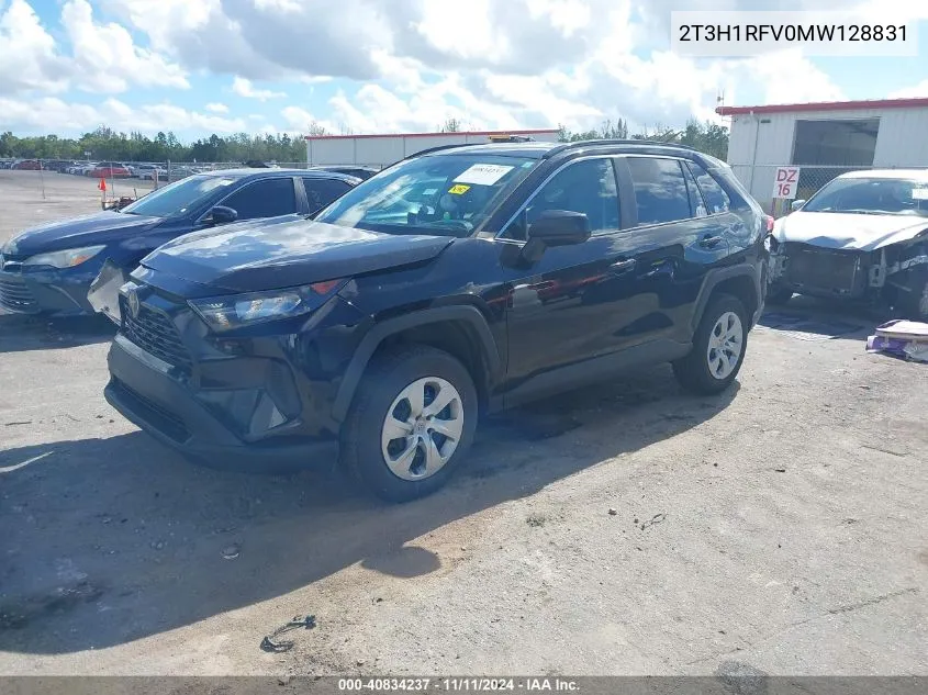 2021 Toyota Rav4 Le VIN: 2T3H1RFV0MW128831 Lot: 40834237