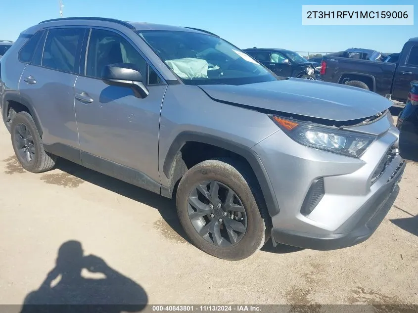 2021 Toyota Rav4 Le VIN: 2T3H1RFV1MC159006 Lot: 40843801